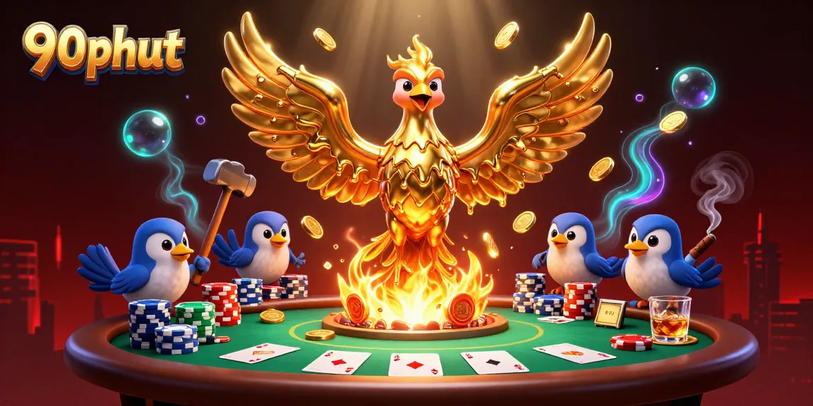 Experience seamless betting action with 90phut's rich gaming atmosphere and vibrant visuals.
