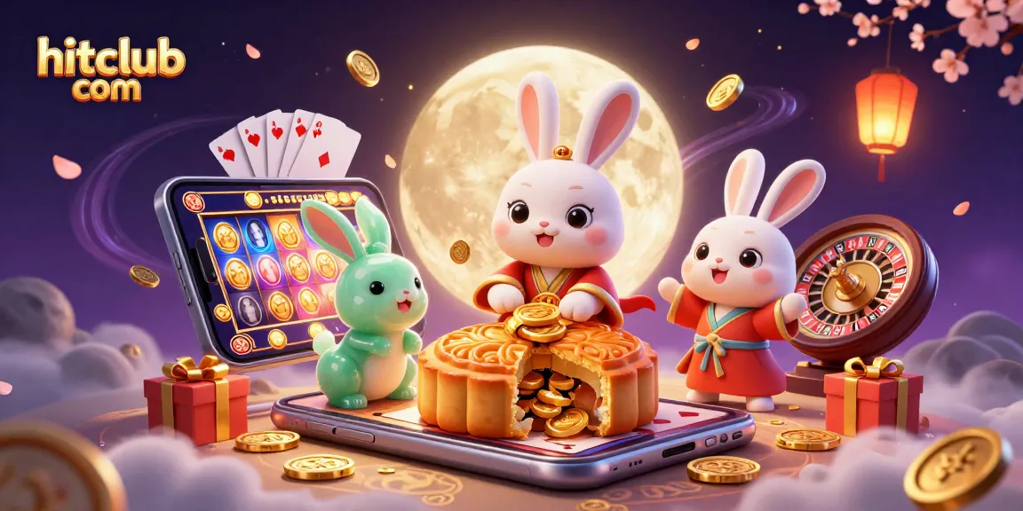 Experience exciting gameplay with hitclub com, showcasing a vibrant 3D casino scene filled with games and rewards.
