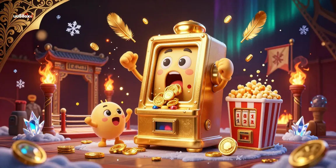 Experience a thrilling jackpot moment with uu88ax's vibrant slot machines and cheering characters in dynamic casino action.