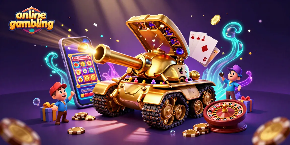 Experience the excitement of online gambling with a massive golden beetle tank casino bursting with fun!