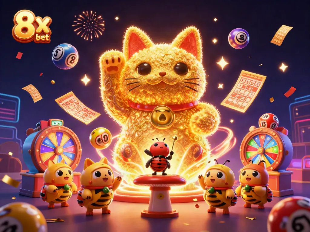 Engage in vibrant 8x bet gaming with dynamic casino visuals showcasing luck and fun