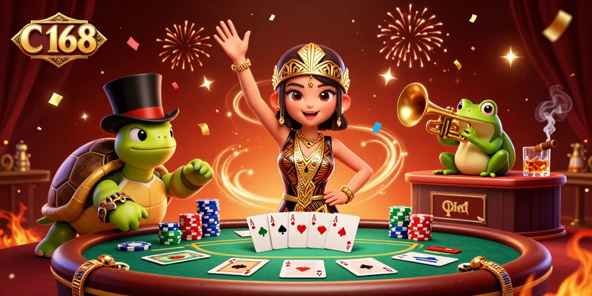 Experience vibrant gameplay at C 168 with a fun atmosphere and exciting poker moments.