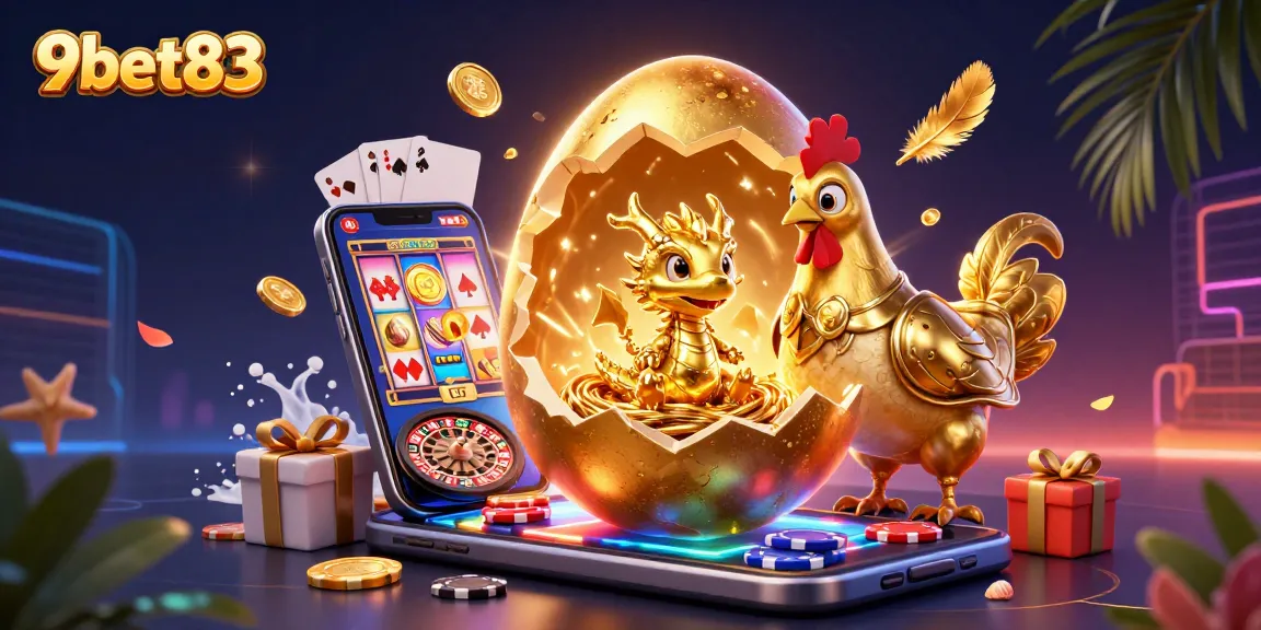 Experience thrilling gaming adventures at 9bet83 with golden treasures and dynamic casino elements.