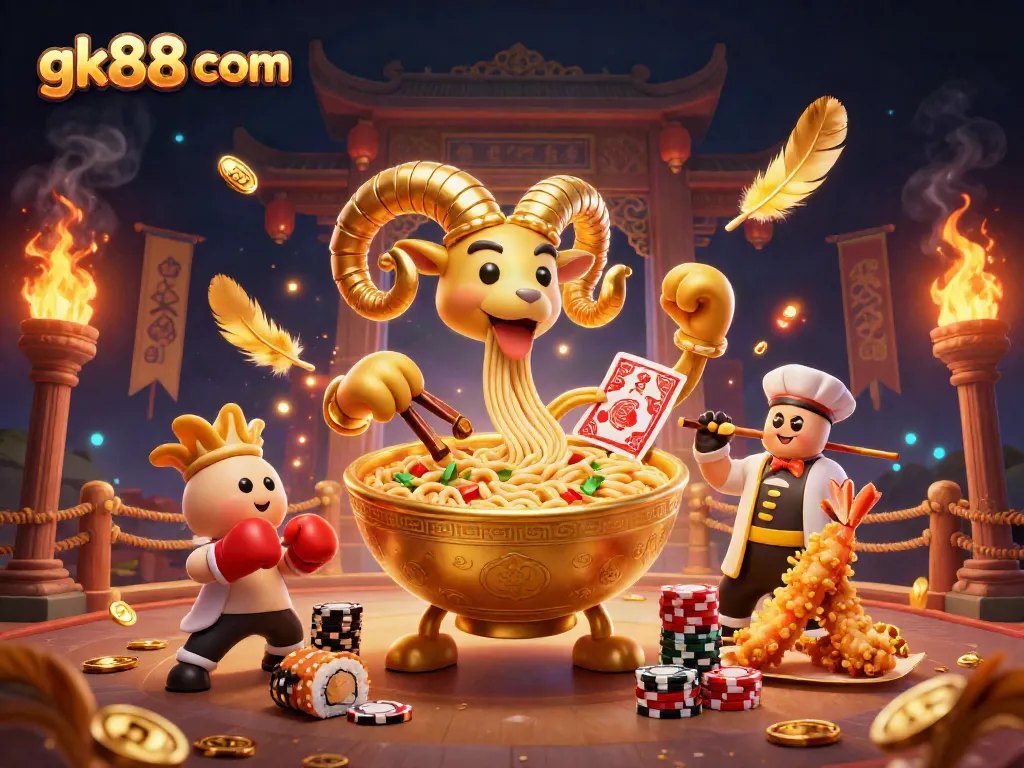 Engage with gk88 com's thrilling 3D casino adventure featuring lively characters and vibrant betting elements.