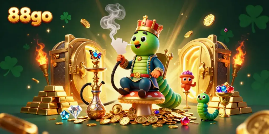 Engage with 88go's captivating casino world, featuring vibrant visuals and winning symbols.