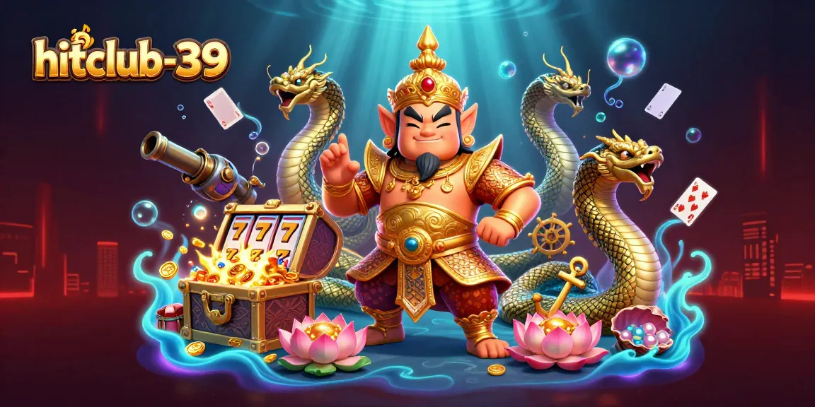 Experience thrilling gaming at hitclub-39 with immersive 3D illustrations and casino excitement.